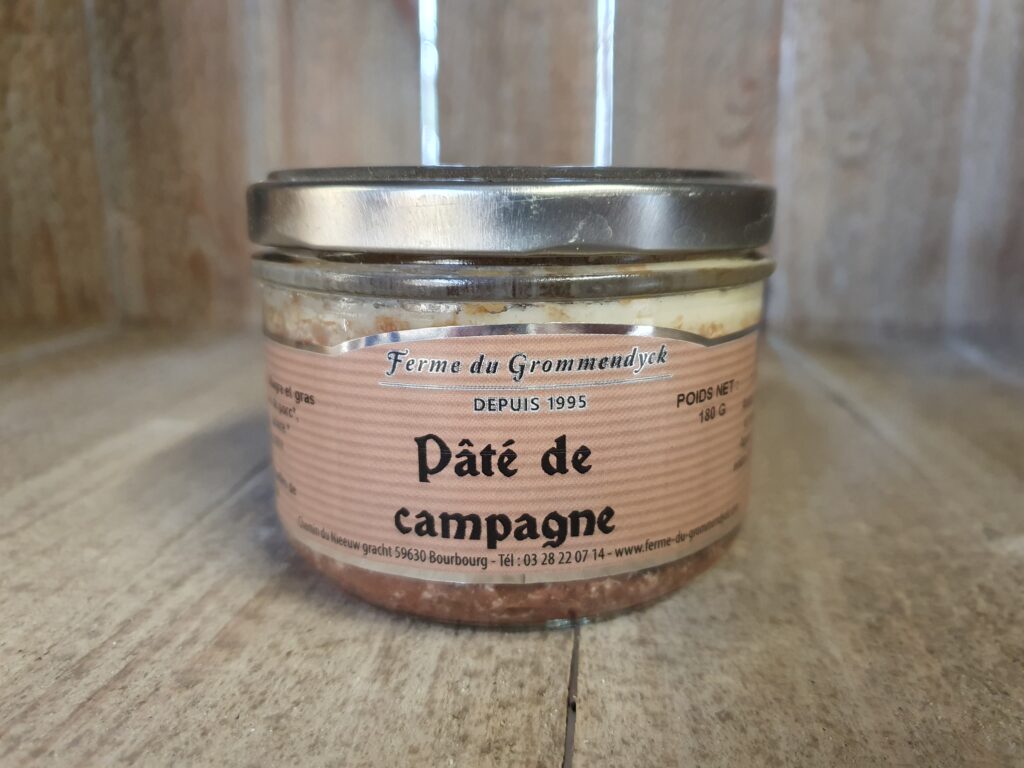 Pâté de campagne - conserves de la Ferme du Grommendyck