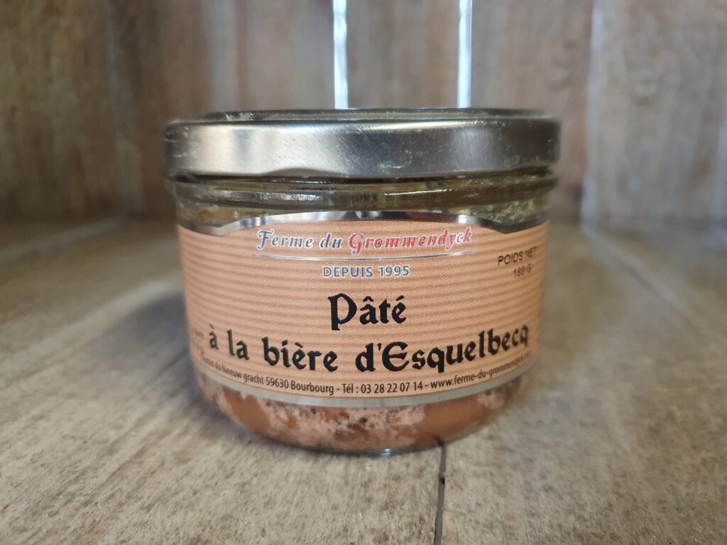 Pâté à la bière d'Esquelbecq - conserves de la Ferme du Grommendyck