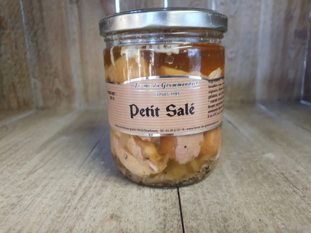 Petit salé - conserves de la Ferme du Grommendyck